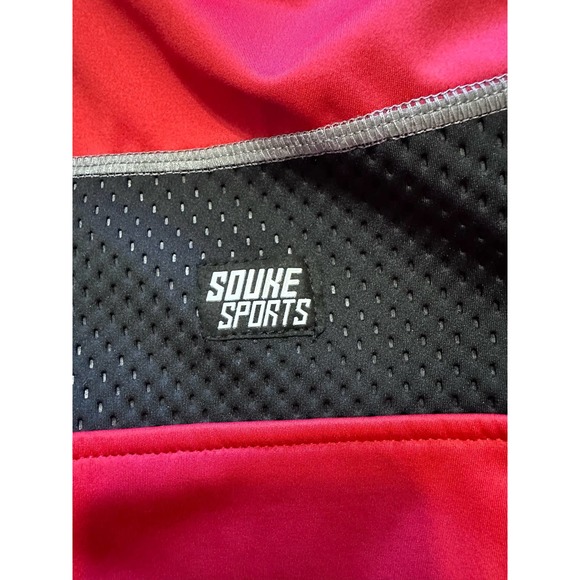 Souke Sports RedFull Zip Front Windbreaker Jacket Size XL - Picture 4 of 7